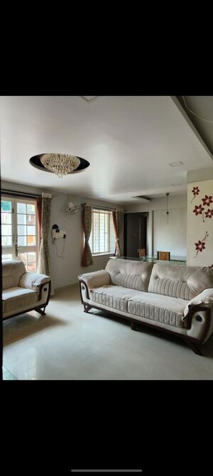 Bedroom in 3 BHK Apartment at Manav Silver Skyscapes, Wakad – for Rent