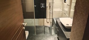 Bathroom in 4 BHK Builder Floor at Defence Colony – for Rent