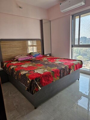 Bedroom in 1 BHK Apartment at Wadhwa Wise City, Old Panvel – for Rent