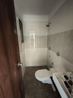 Bathroom in 1 BHK Apartment at Indiabulls Greens, New Panvel – for Rent