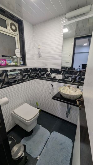 Bathroom in 2 BHK Apartment at Paradise Sai Mannat, Kharghar – for Rent