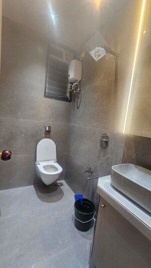 Bathroom in 2 BHK Apartment at LnT The Villas At Seawoods Residences, Seawoods – for Rent