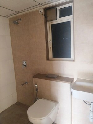 Bathroom in 3 BHK Apartment at Indiabulls Greens, New Panvel – for Rent