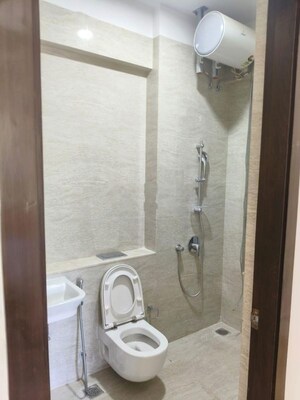 Bathroom in 2 BHK Apartment at Ruparel Ariana, Parel – for Rent