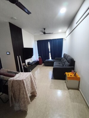 Living Room in 2 BHK Apartment at Rajesh Raj Infinia, Malad West – for Rent