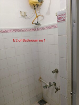 Bathroom in 3 BHK Apartment at Gurukul – for Sale