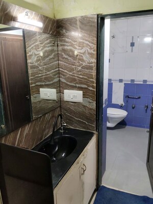 Bathroom in 3 BHK Apartment at Memnagar – for Sale