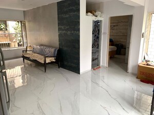 Living Room in 1 BHK Apartment at Kemps Corner – for Rent