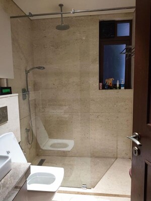 Bathroom in 4 BHK Apartment at Prestige Leela Residency, Kodihalli – for Rent