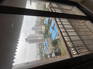 Balcony in 2 BHK Apartment at Chandak 34 Park Estate, Goregaon West – for Rent