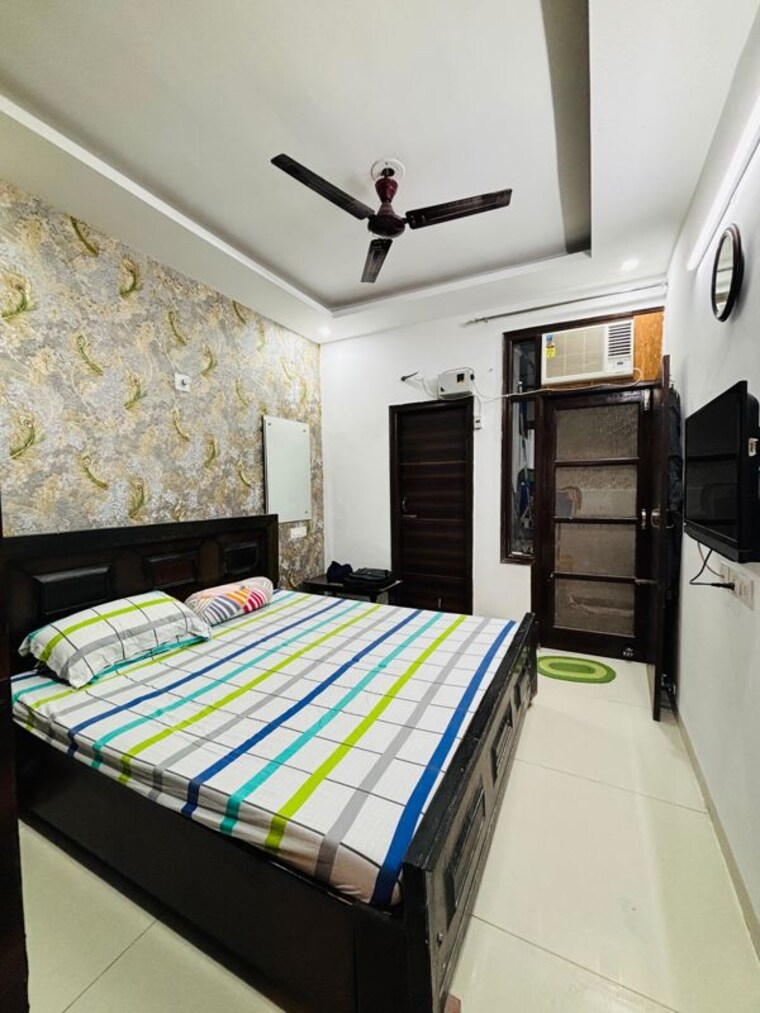 Bedroom, dhakoli 3 Bedroom 1100 Sq.Ft. Builder Floor In Dhakoli Zirakpur 10631123