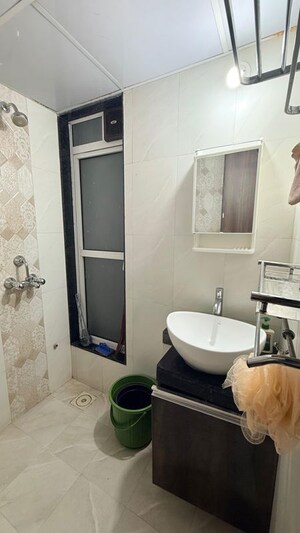 Bathroom in 2 BHK Apartment at JP North Euphoria, Mira Road – for Rent