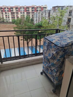 Balcony in 3 BHK Apartment at Motia Blue Ridge, Dhakoli – for Rent