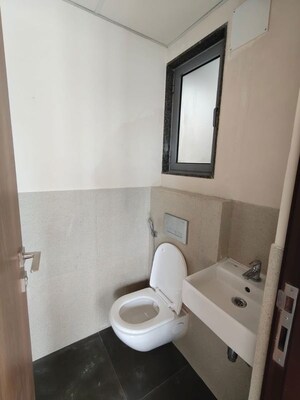Bathroom in 2 BHK Apartment at Puranik Rumah Bali, Ghodbunder Road – for Rent