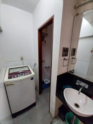 Bathroom in 3 BHK Apartment at Juhu – for Rent
