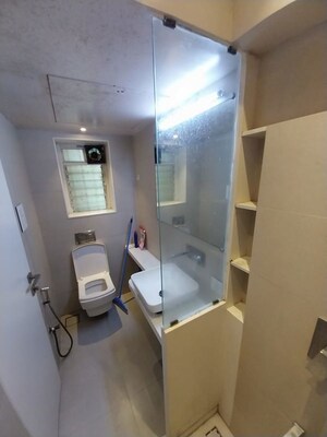 Bathroom in 3 BHK Apartment at Juhu – for Rent