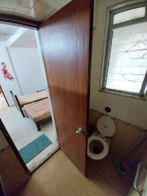 Bathroom in 3 BHK Apartment at Juhu – for Rent