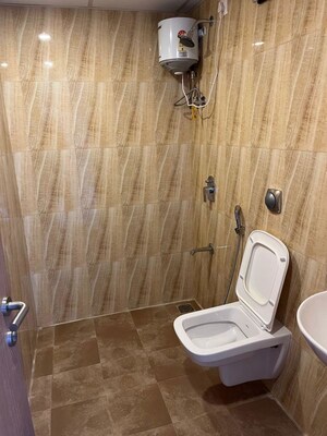 Bathroom in 1 BHK Apartment at Puranik City Reserva, Ghodbunder Road – for Rent