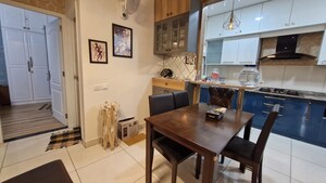 Team Area in 2 BHK Apartment at Brigade Bricklane, Jakkuru – for Rent