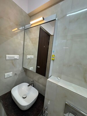 Bathroom in 1.5 BHK Apartment at Lodha Amara, Kolshet Road – for Rent