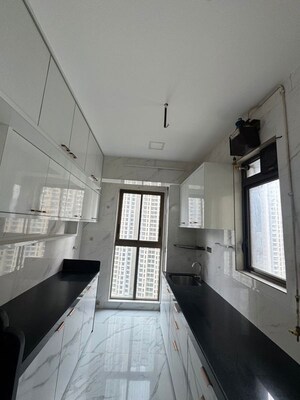 Kitchen in 1.5 BHK Apartment at Lodha Amara, Kolshet Road – for Rent