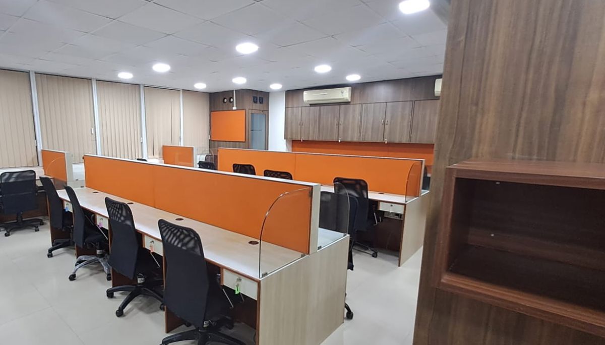 Team Area in  Office Space at Dynasty Business Park, Andheri East – for Rent
