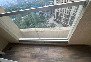 Balcony in 1 BHK Apartment at Dosti West County Phase 2 Dosti Cedar, Balkum Pada – for Sale
