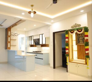 Living Room in 3 BHK Apartment at Prestige Lakeside Habitat, Varthur – for Rent