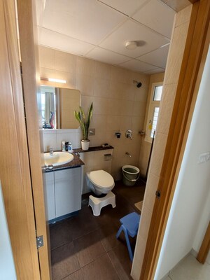 Bathroom in 3 BHK Apartment at RMZ Galleria, Yelahanka – for Rent