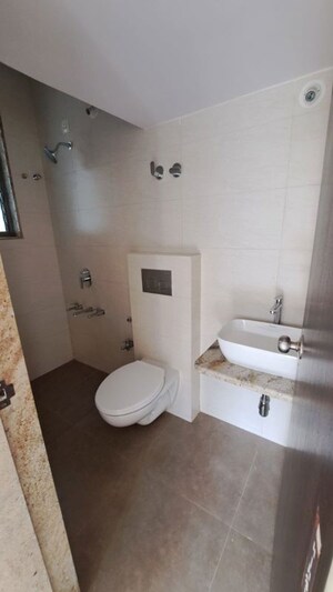 Bathroom in 3 BHK Apartment at Kalpataru Immensa, Kolshet Road – for Rent
