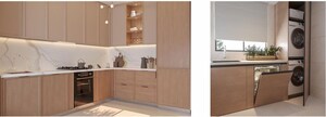 Kitchen in 1 BHK Apartment at Sobha One Residences, Hoskote – for Sale