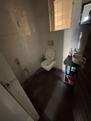 Bathroom in 2 BHK Apartment at Lodha Amara, Kolshet Road – for Rent