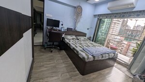 Bedroom in 2 BHK Apartment at Kesar Harmony, Kharghar – for Rent