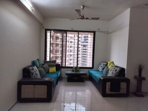 Living Room in 2 BHK Apartment at Neelkanth Palms, Kapur Bawdi – for Rent