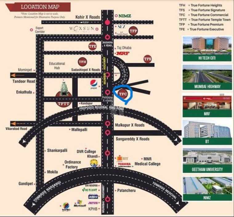 Map Location, sadashivpet  240 Sq.Yd. Plot In Sadashivpet Hyderabad 10631505