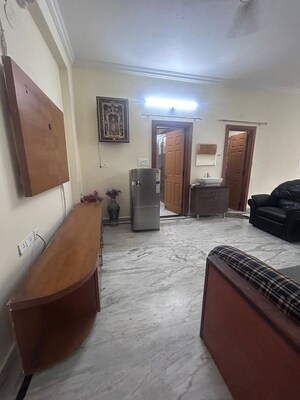 Living Room in 3 BHK Apartment at Anu Residency, Kondapur – for Rent