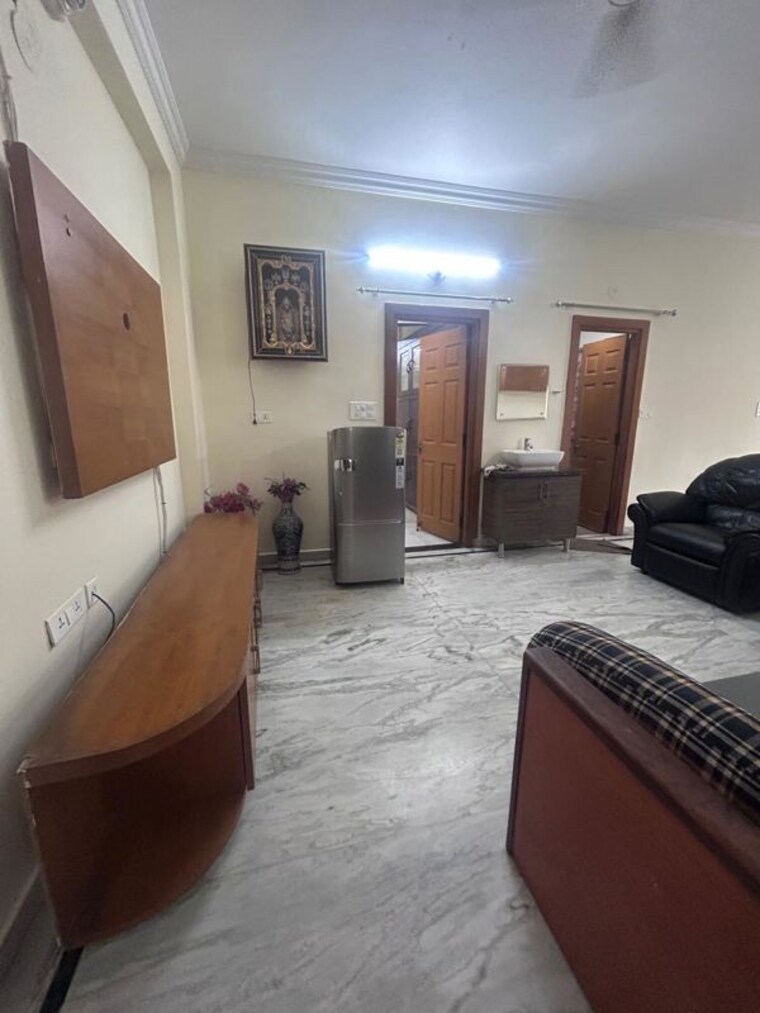 Living Room, anu-residency 3 Bedroom 2200 Sq.Ft. Apartment In Kondapur Hyderabad 10631555