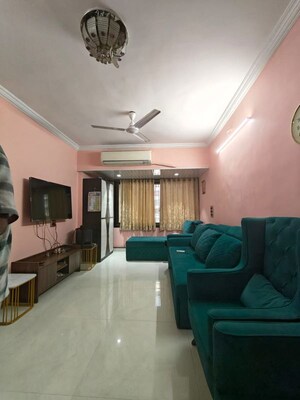 Living Room in 2 BHK Apartment at Jay Balaji CHS, Nerul Sector 6 – for Sale