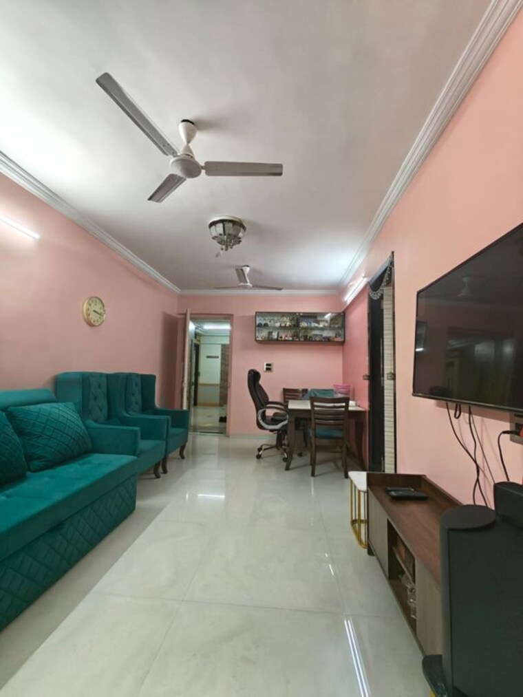 Living Room, jay-balaji-chs 2 Bedroom 700 Sq.Ft. Apartment In Nerul Sector 6 Navi Mumbai 10631574
