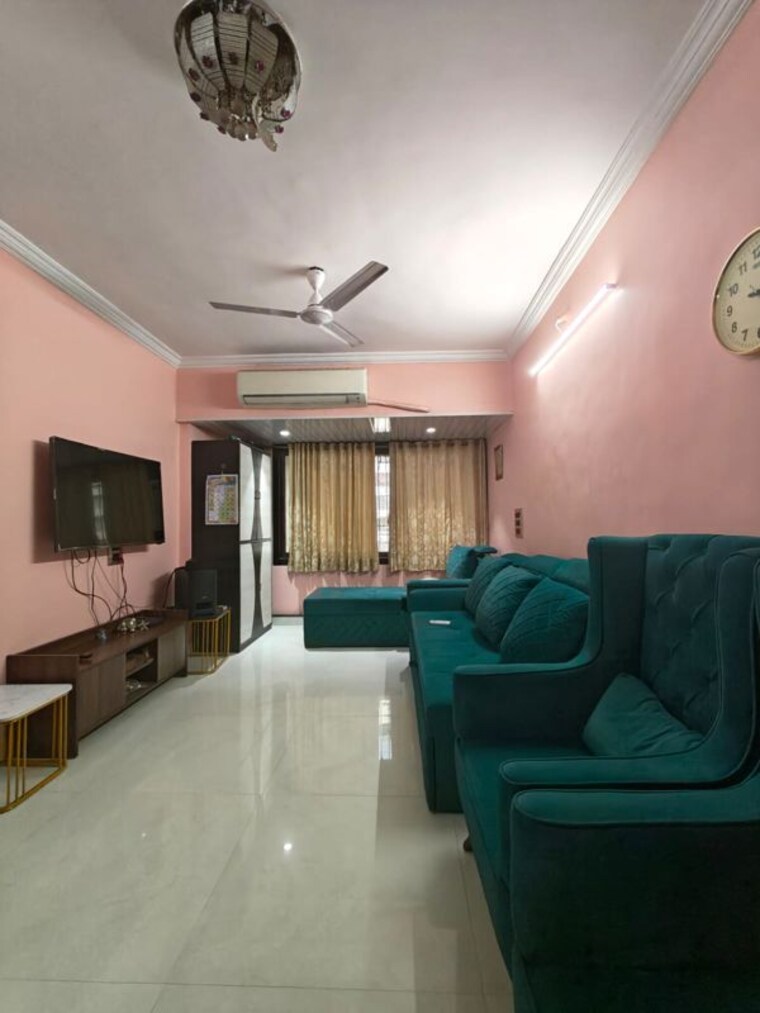 Living Room, jay-balaji-chs 2 Bedroom 700 Sq.Ft. Apartment In Nerul Sector 6 Navi Mumbai 10631574