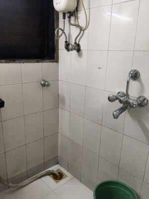 Bathroom in 1 RK Apartment at Noble Apartments, Santacruz East – for Rent