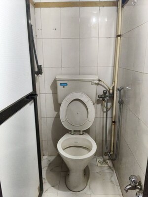 Bathroom in 1 RK Apartment at Noble Apartments, Santacruz East – for Rent