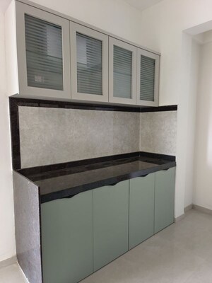 Kitchen in 3 BHK Apartment at Dhamji Shamji Mahavir Spring Tulip Phase 1, Pokhran Road No Two – for Rent