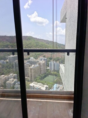 Balcony in 3 BHK Apartment at Dhamji Shamji Mahavir Spring Tulip Phase 1, Pokhran Road No Two – for Rent
