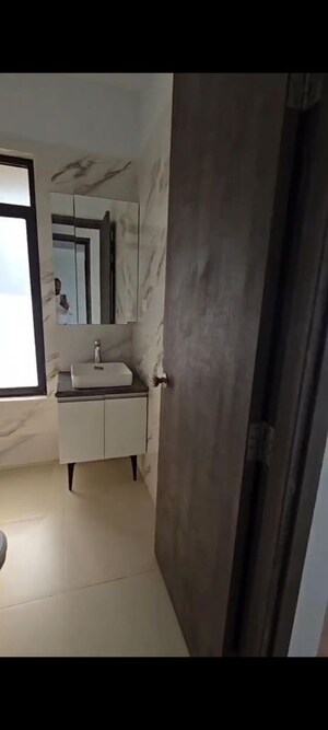 Bathroom in 3 BHK Apartment at Risland The Icon, Dhokali – for Rent