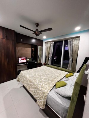 Bedroom in 3 BHK Apartment at Rasun Ace Elysian, Kondapur – for Rent