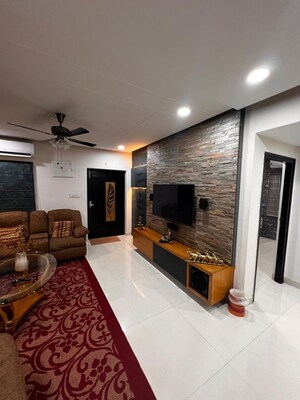 Living Room in 3 BHK Apartment at Rasun Ace Elysian, Kondapur – for Rent