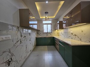 Kitchen in 3 BHK Builder Floor at Aura Homes, Patiala Road – for Rent