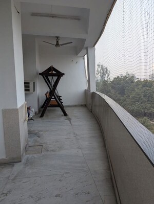 Balcony in 4 BHK Builder Floor at Vasundhara Pride, Vasundhara Sector 16 – for Rent