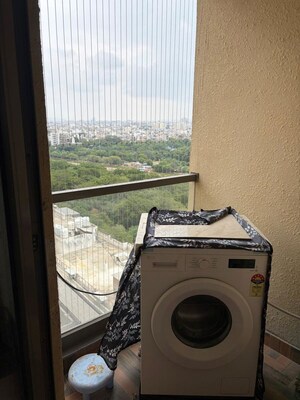 Team Area in 3 BHK Apartment at Shivgyan Woodland Park, Shiprapath – for Rent
